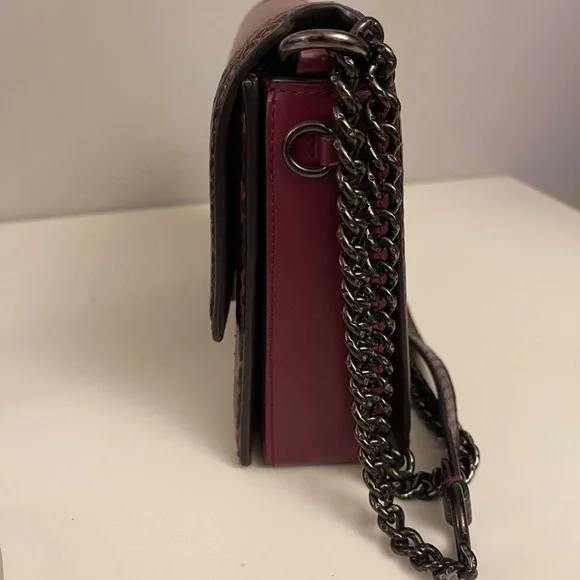 Coach Hutton in Leather/Snakeskin - Picture 2 of 9